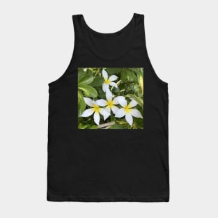 Plumeria Flowers Tank Top